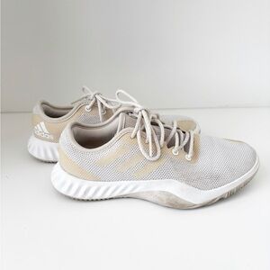 adidas Crazytrain LT Women’s Light Beige Mesh Running Shoes